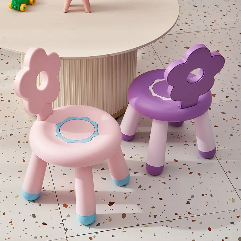 LazyChild Banco Infantil con Respaldo – Silla Estudio Plástica - imagen 5
