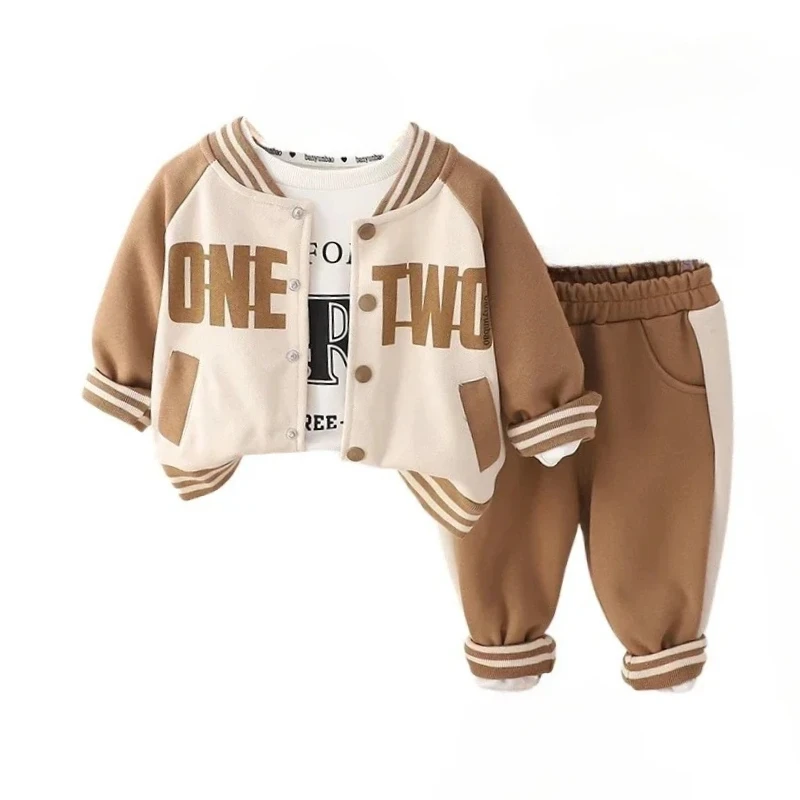 Conjunto primavera bebé niña: chaqueta, camiseta y pants - imagen 4