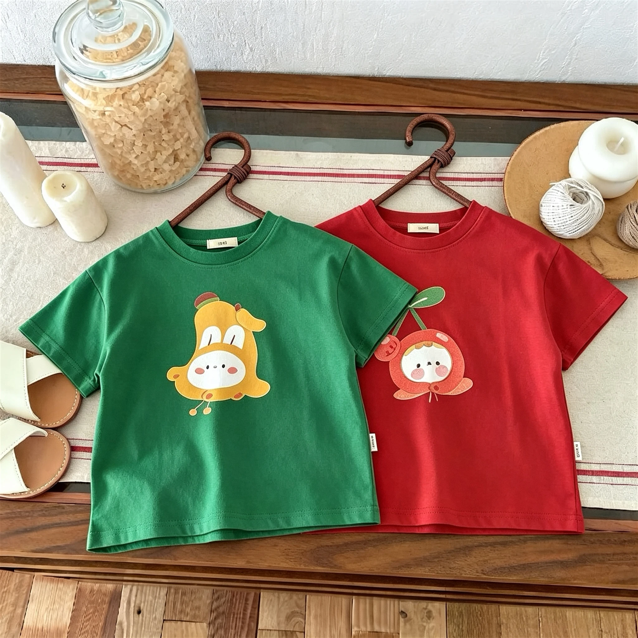 Camisetas de algodón manga corta para niños – Verano con dibujo - imagen 5