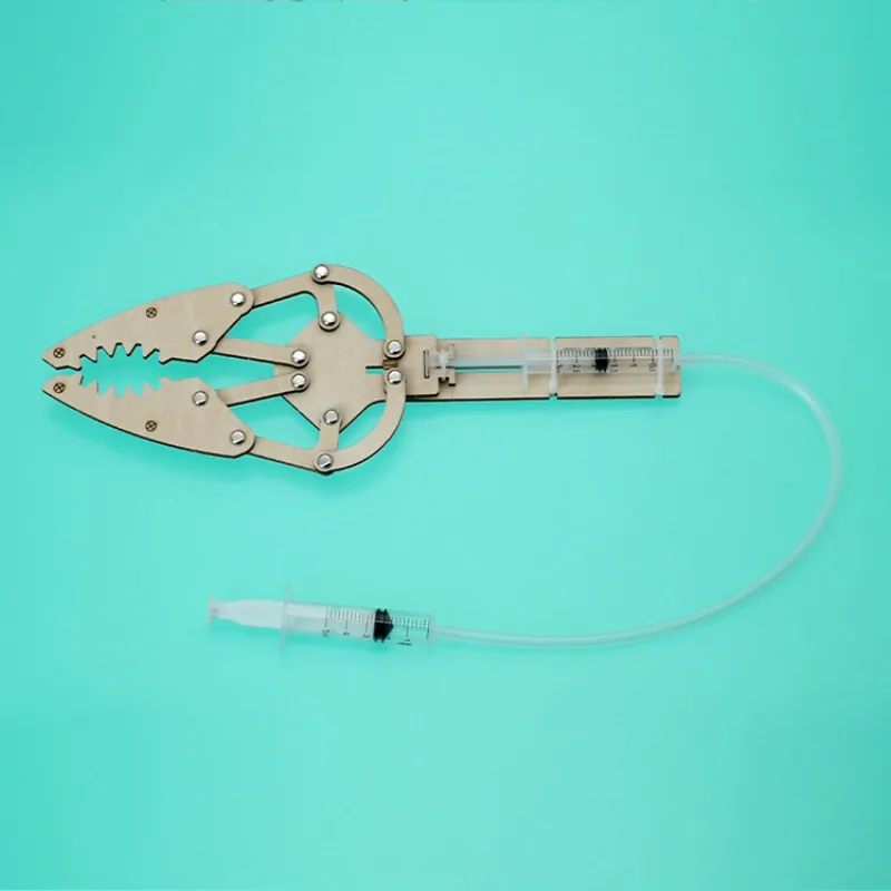 Kit de brazo mecánico hidráulico de ciencias para montar y aprender - imagen 2