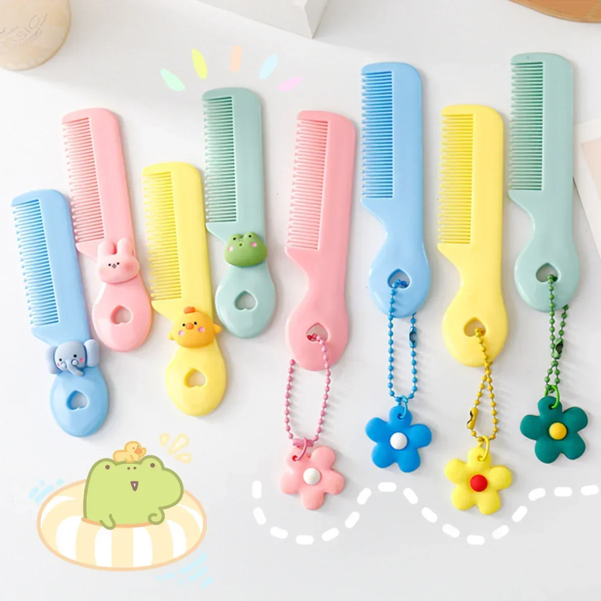 Cepillo desenredante infantil para niñas – Mini peine portátil - imagen 3