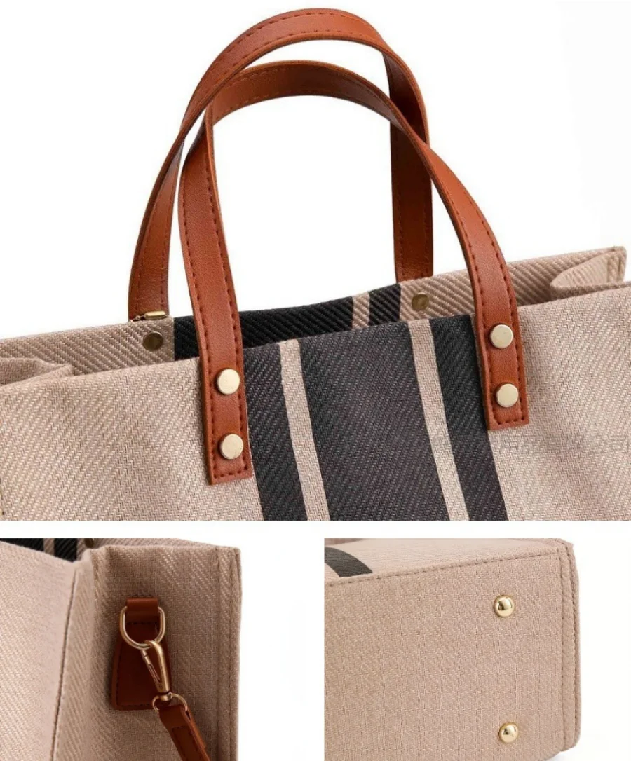 Bolsa maternal impermeable de lona – Práctica para el día a día - imagen 4