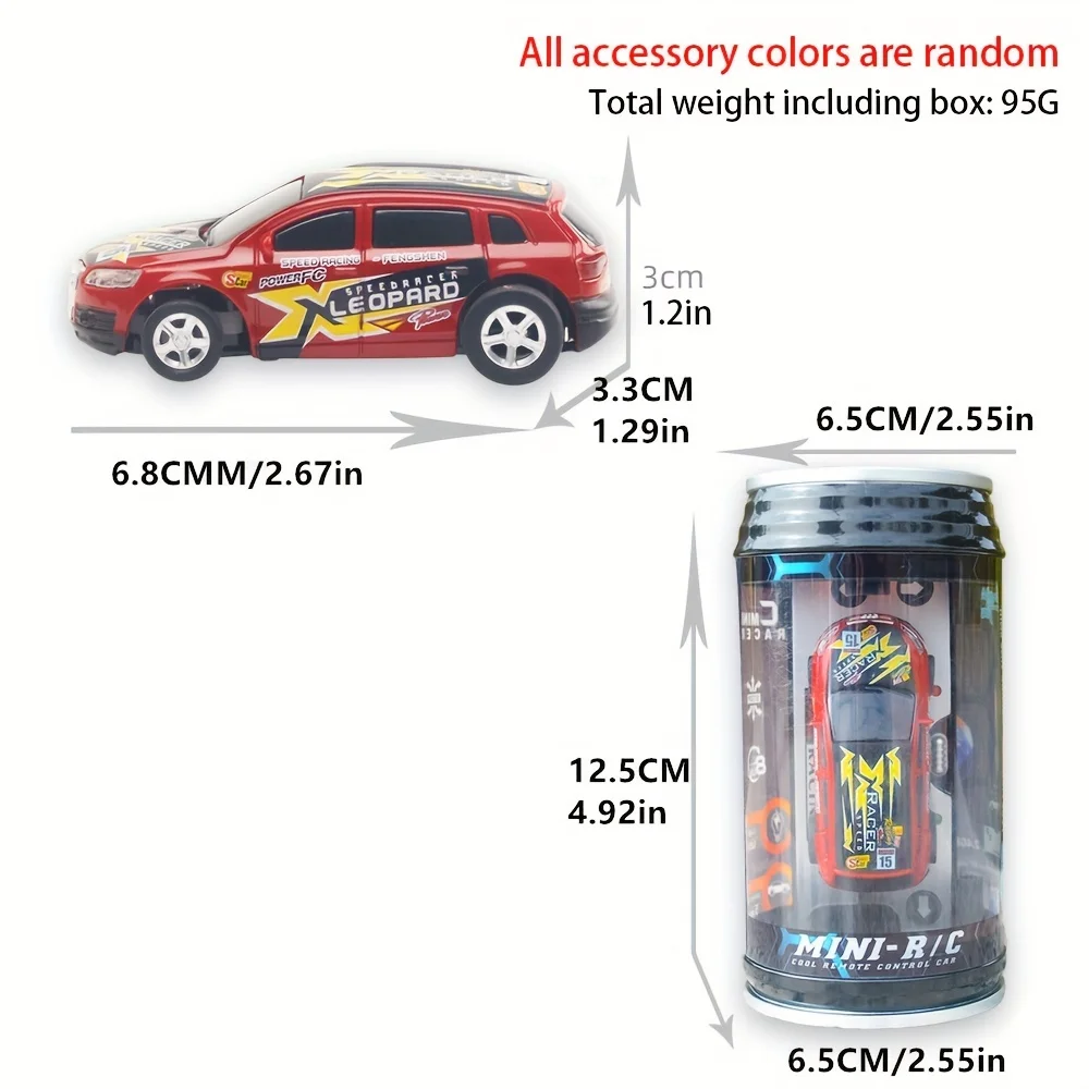 Coke Mini Coche RC con luces LED para niños - imagen 2