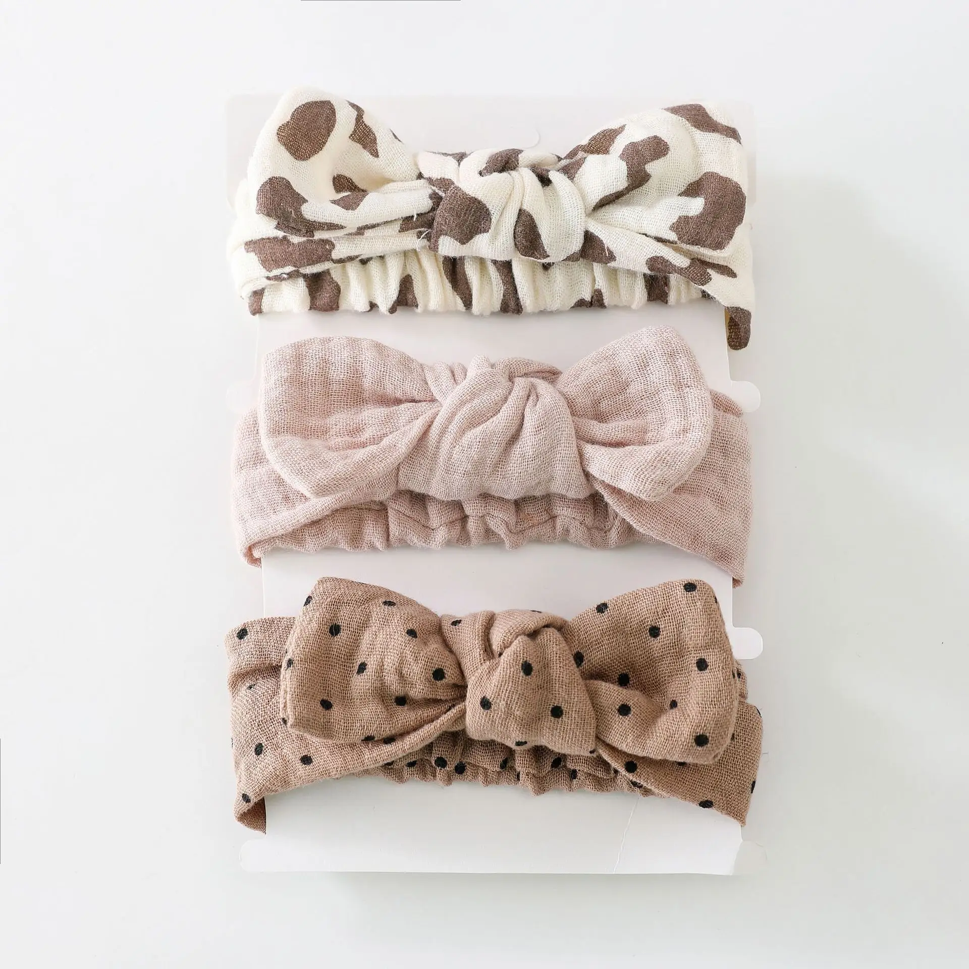 Diadema infantil suave con lazo y turbante - imagen 2