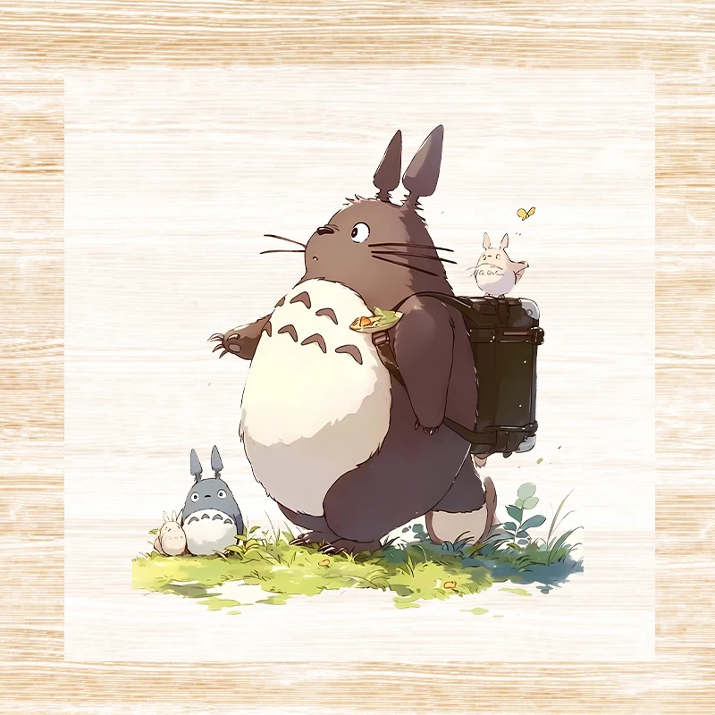 Pegatinas termoadhesivas de Totoro para personalizar ropa infantil - imagen 4