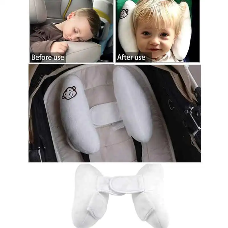 Almohada coche bebé forma plátano soporte cabeza cuello