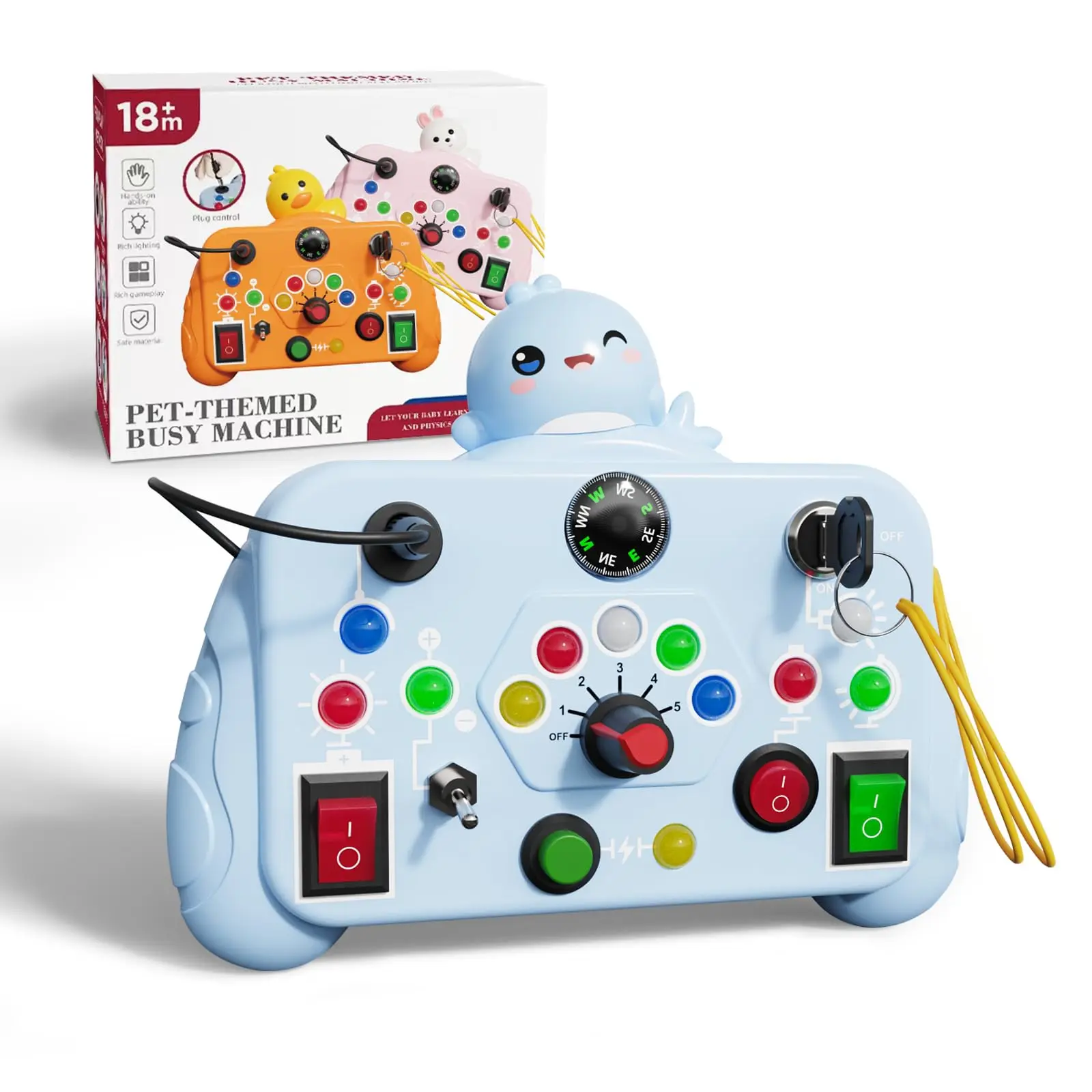 Interruptor de luz LED Montessori sensorial para niños pequeños - imagen 2
