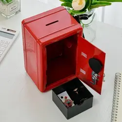 Caja de seguridad portátil con código para dinero y objetos