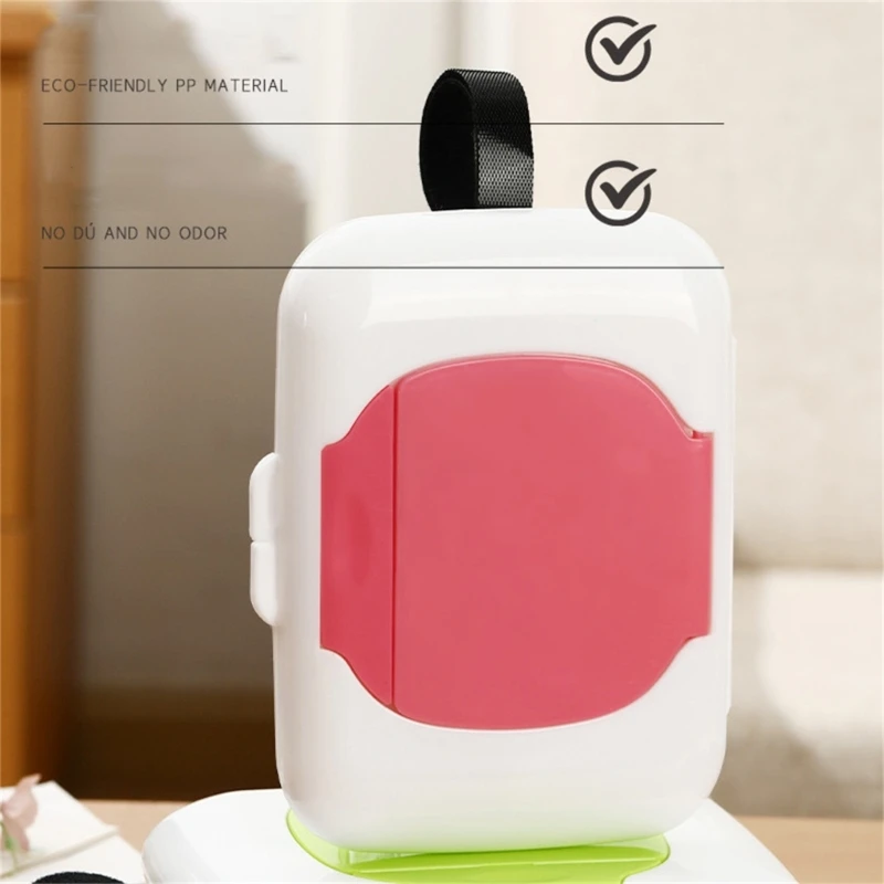 Dispensador de toallitas recargable para bebé, reutilizable de viaje - imagen 2