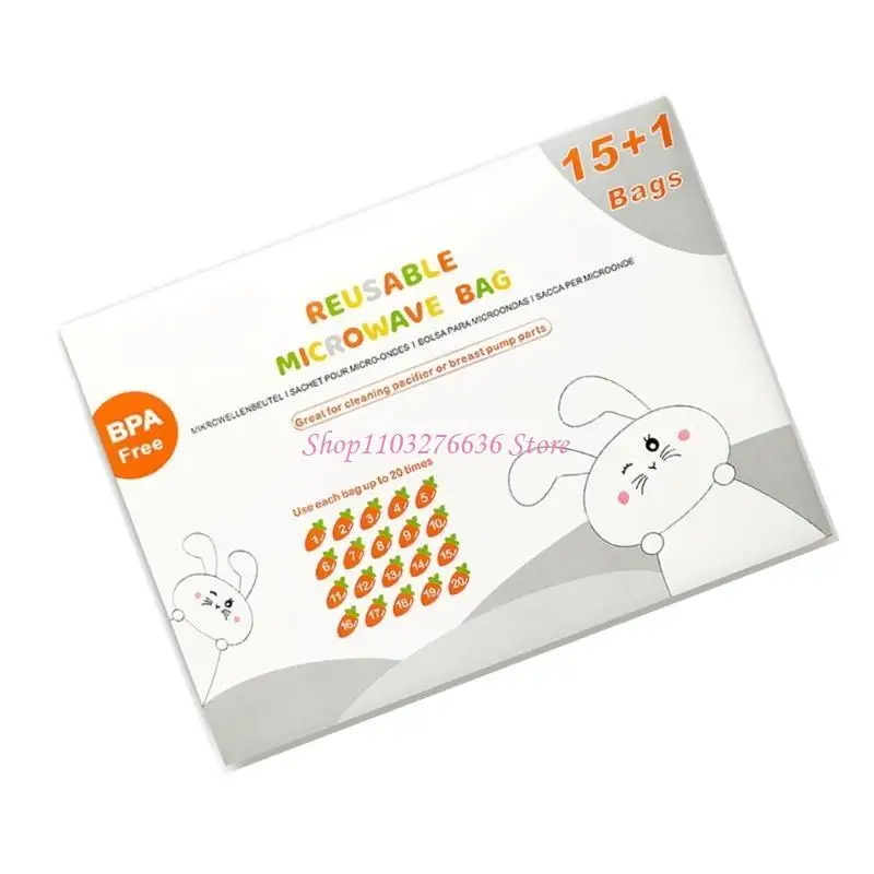 Bolsas esterilizadoras de microondas para biberones y chupetes - imagen 2