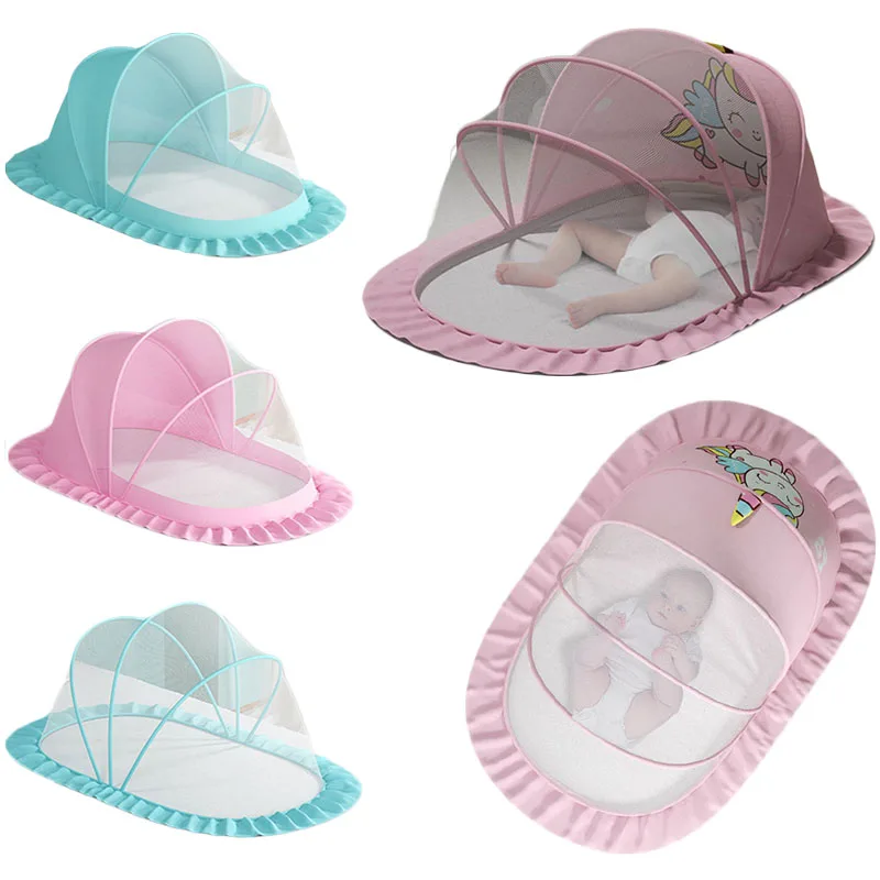 Mosquitera plegable transpirable para cuna de bebé - imagen 4