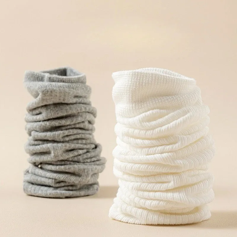 Calcetines altos hasta la rodilla blancos y negros sin costuras - imagen 4