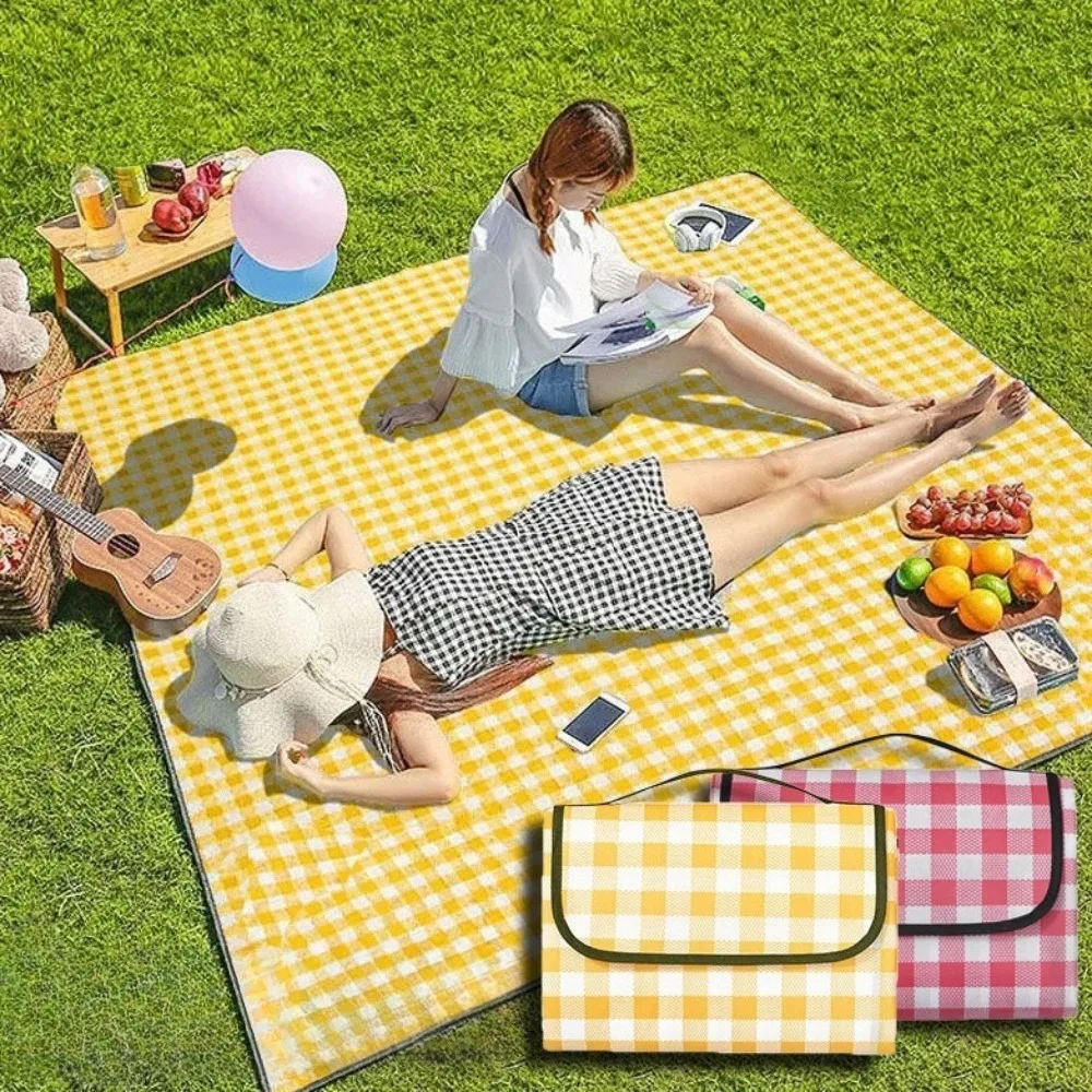 Manta de picnic plegable con asa, secado rápido para playa exterior - imagen 5