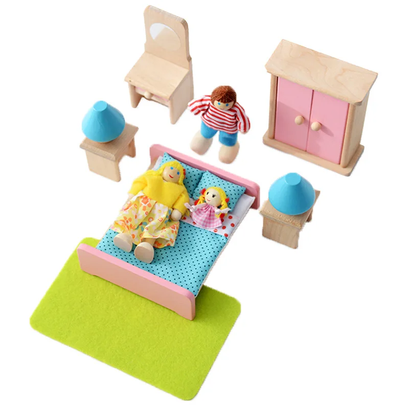 Muñeca de madera articulada – Juguete infantil clásico y educativo - imagen 5