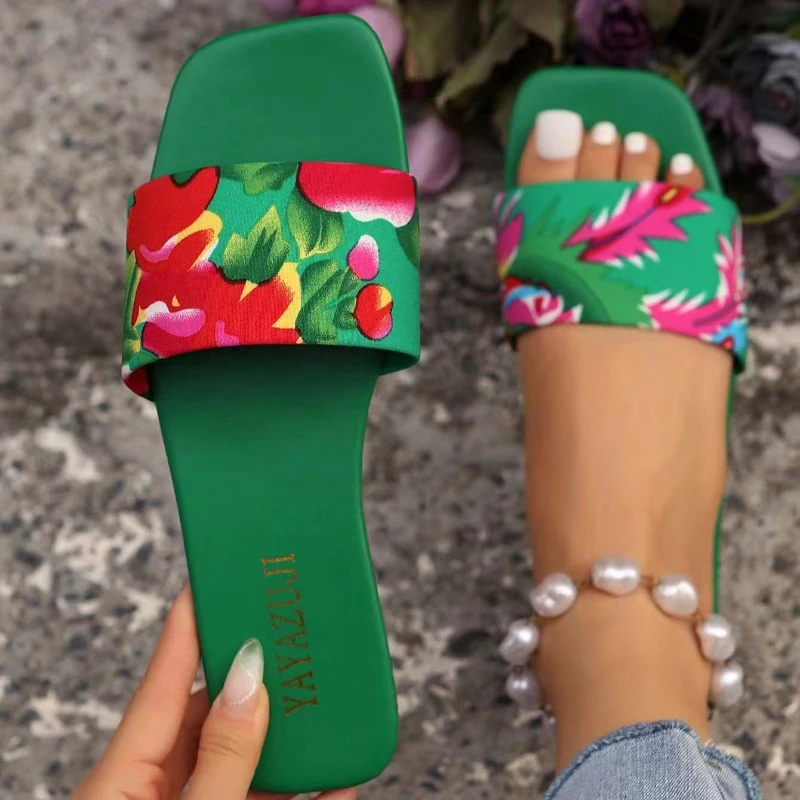 Sandalias de verano para niña – Planas con punta cuadrada casual - imagen 4