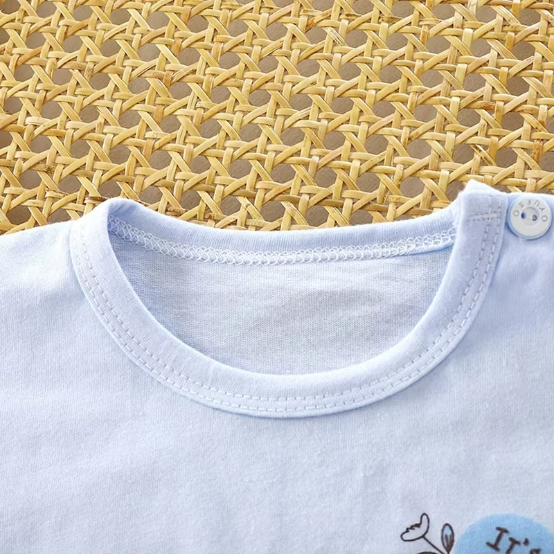 Conjunto de verano infantil: camiseta estampada y pantalón corto - imagen 2