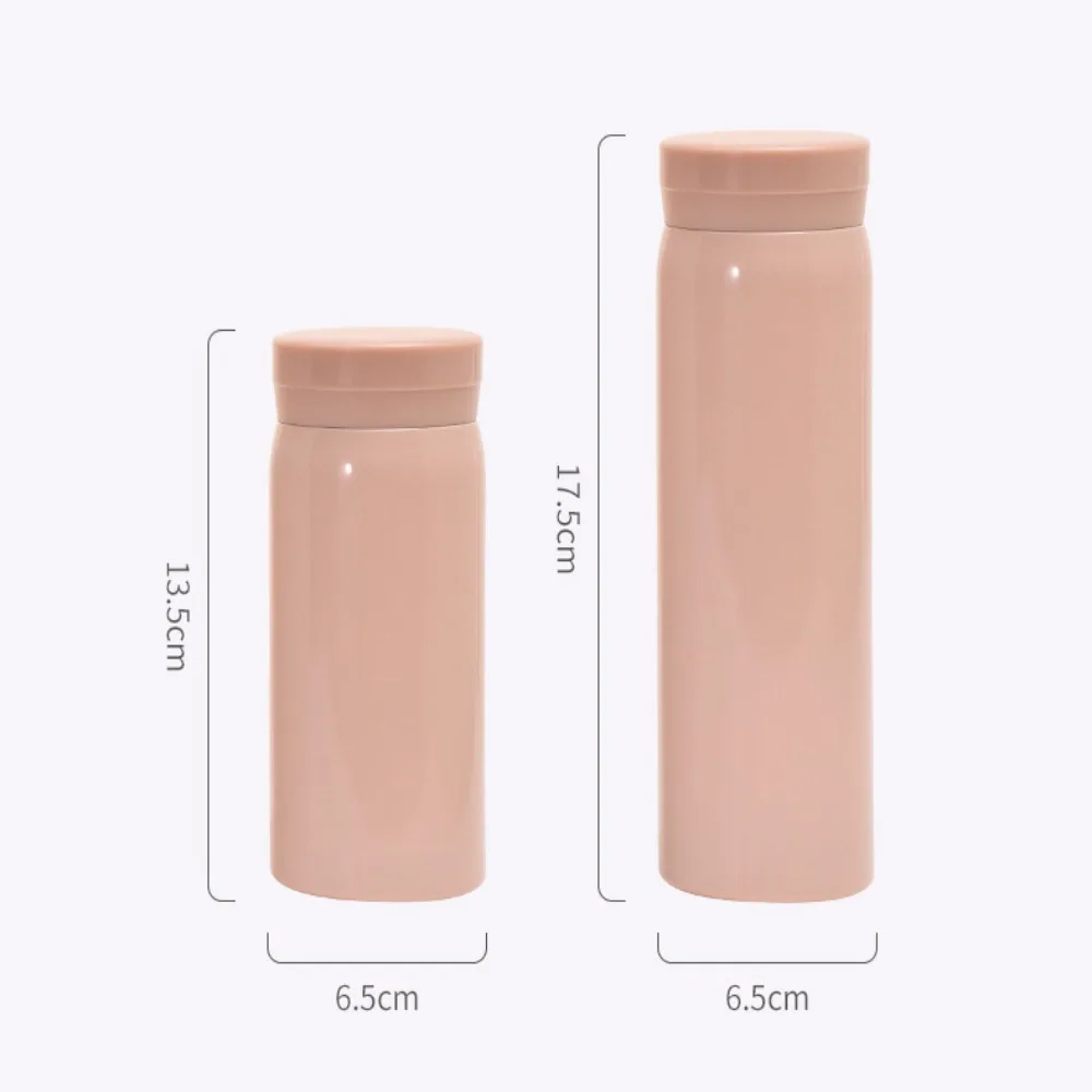 Mini termo con taza aislada de acero inoxidable portátil para niños