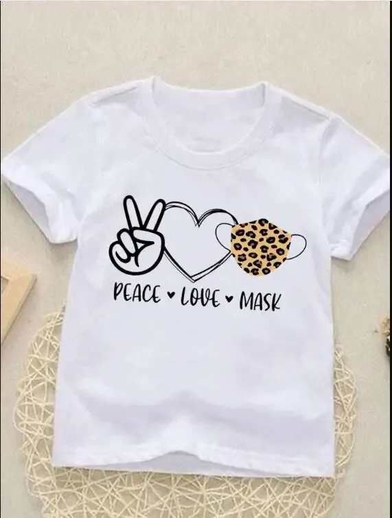 Camiseta infantil cuello redondo