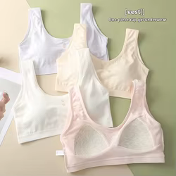 Sujetador de algodón para niñas – Ropa interior cómoda, colegio