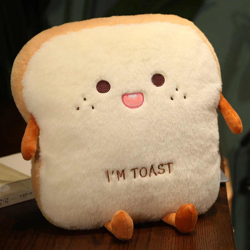Almohada de peluche tostada suave para niños – regalo de cumpleaños