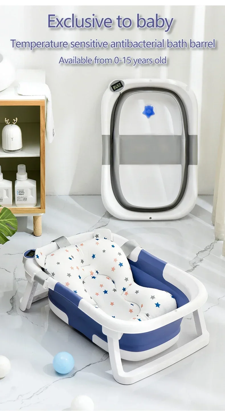 Pantalla digital de temperatura de la bañera para bebé