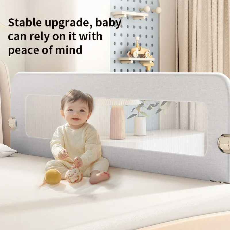 Protector anticaídas de riel de cama ajustable para niños - imagen 4