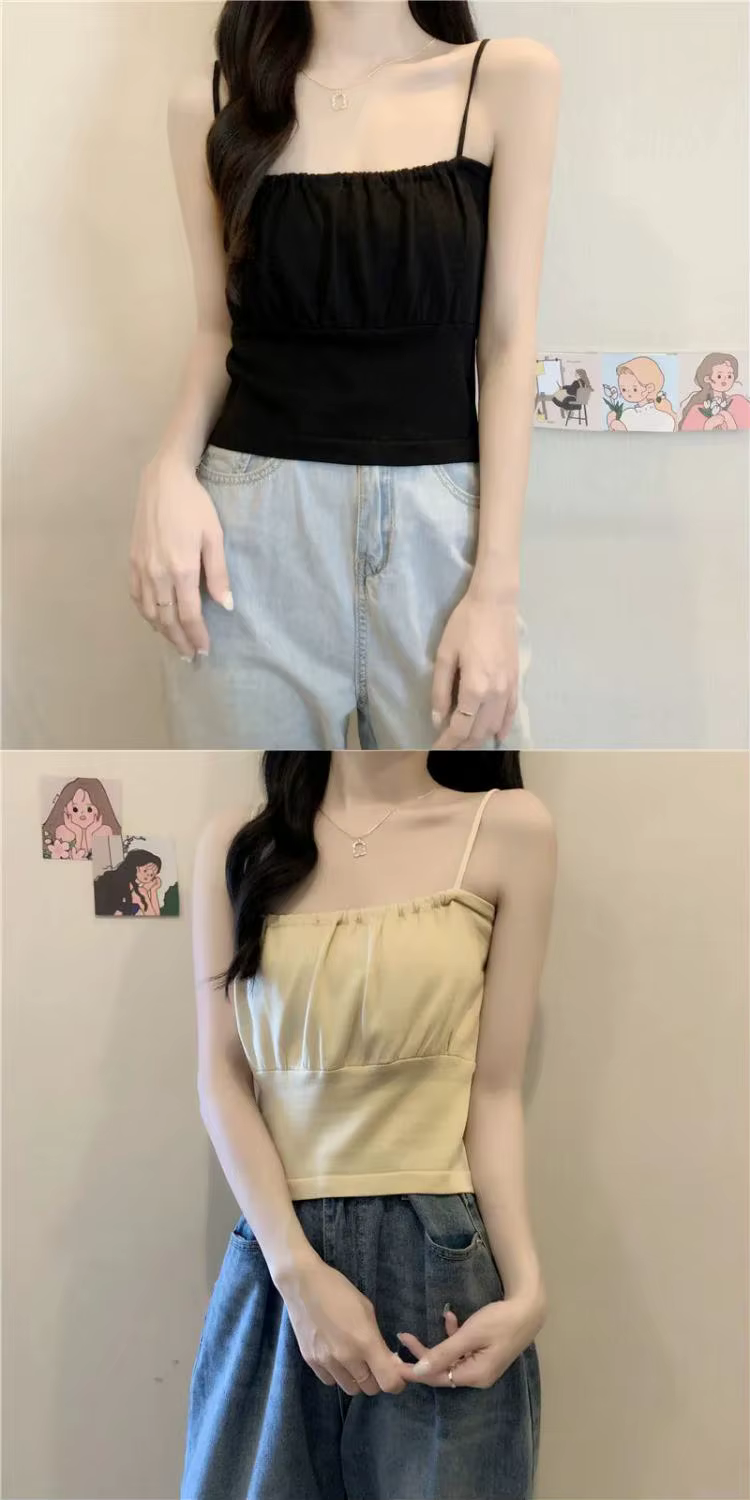 Combinaciones top corto mujer estilo dulce y picante