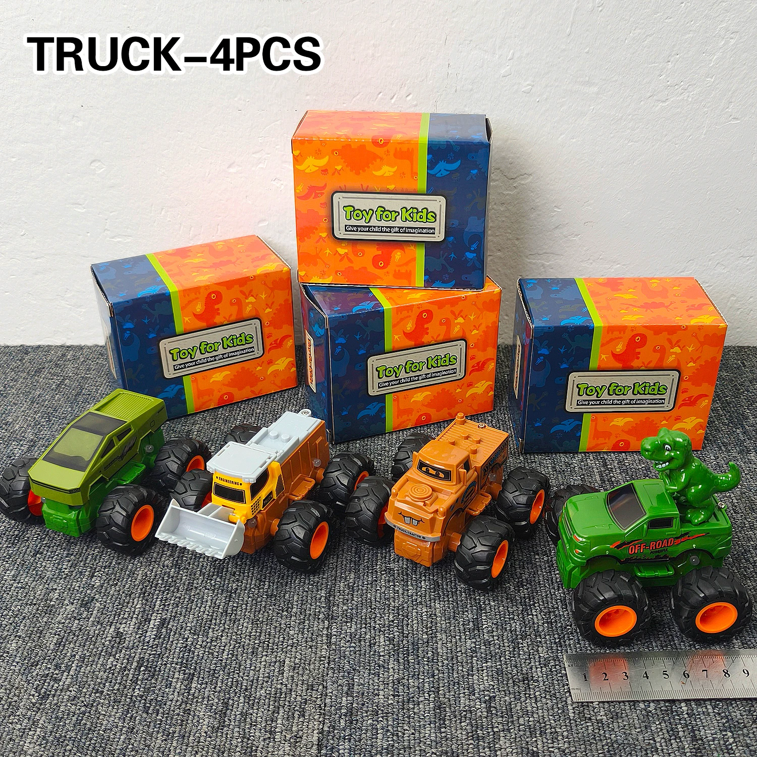 Camionetas todoterreno con estilo infantil y atractivo unisex