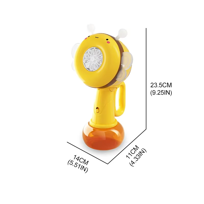 Pistola de burbujas portátil con luces para niños - imagen 4