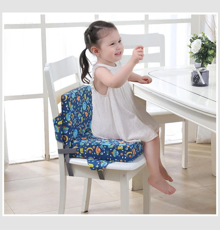 Asiento elevado tipo cojín para silla alta
