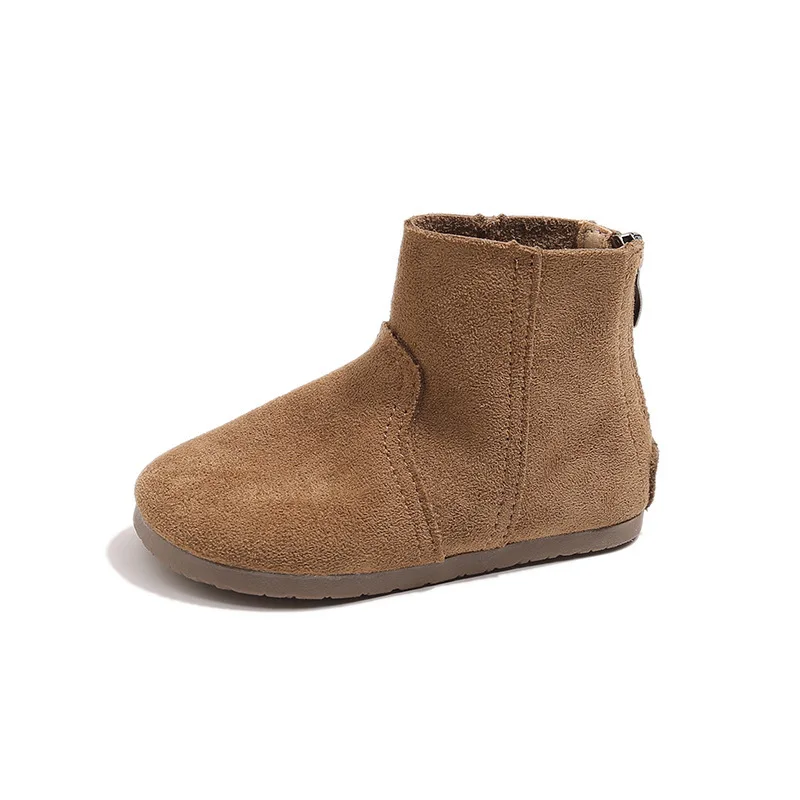 Botines de bebé en gamuza antideslizantes para exterior, felpa - imagen 4