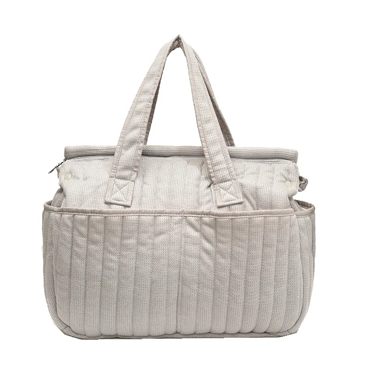 Bolsa de pañales impermeable multifuncional elegante para bebé - imagen 3