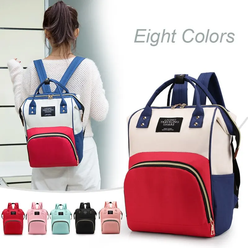Mochila de pañales impermeable para mamás – Gran capacidad - imagen 2