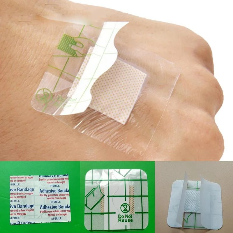 Tirita infantil impermeable aplicada en rodilla