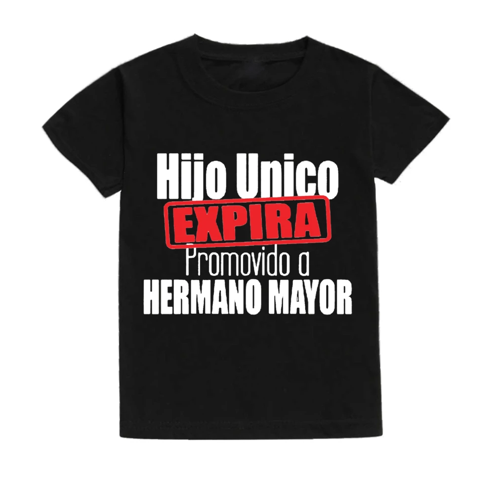 Camiseta de manga corta para niños estampada de embarazo - imagen 2