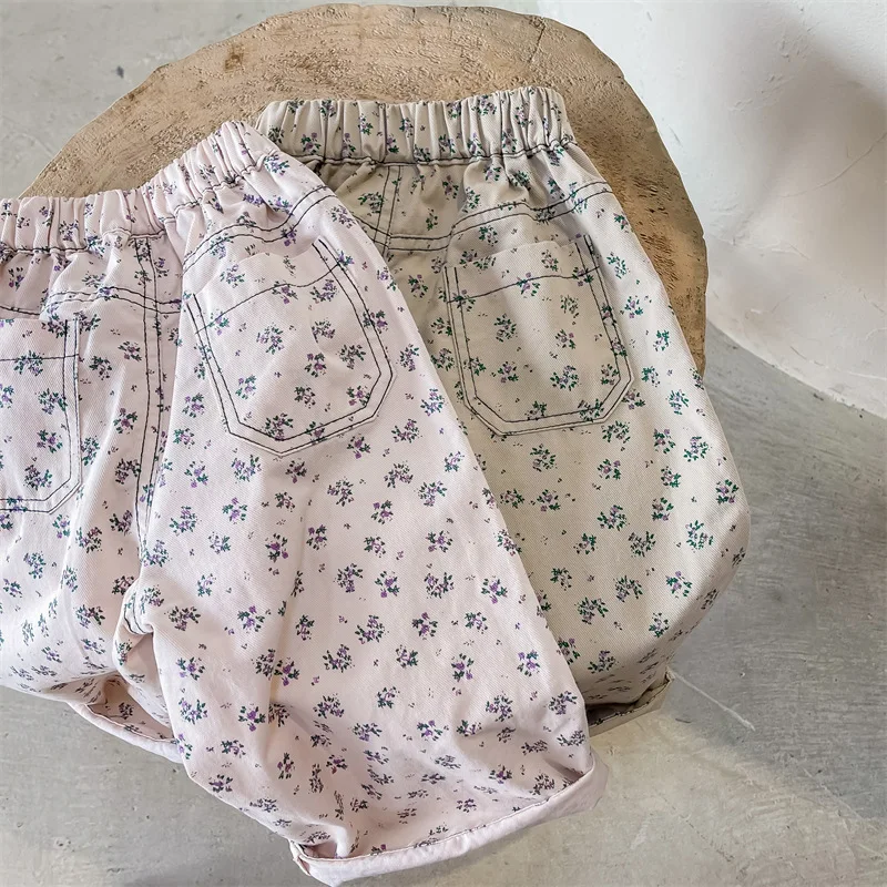 MILANCEL Pantalones florales niño otoño