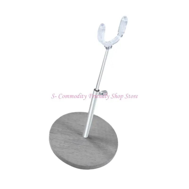 Soporte expositor para muñecas con base de madera ajustable - imagen 4