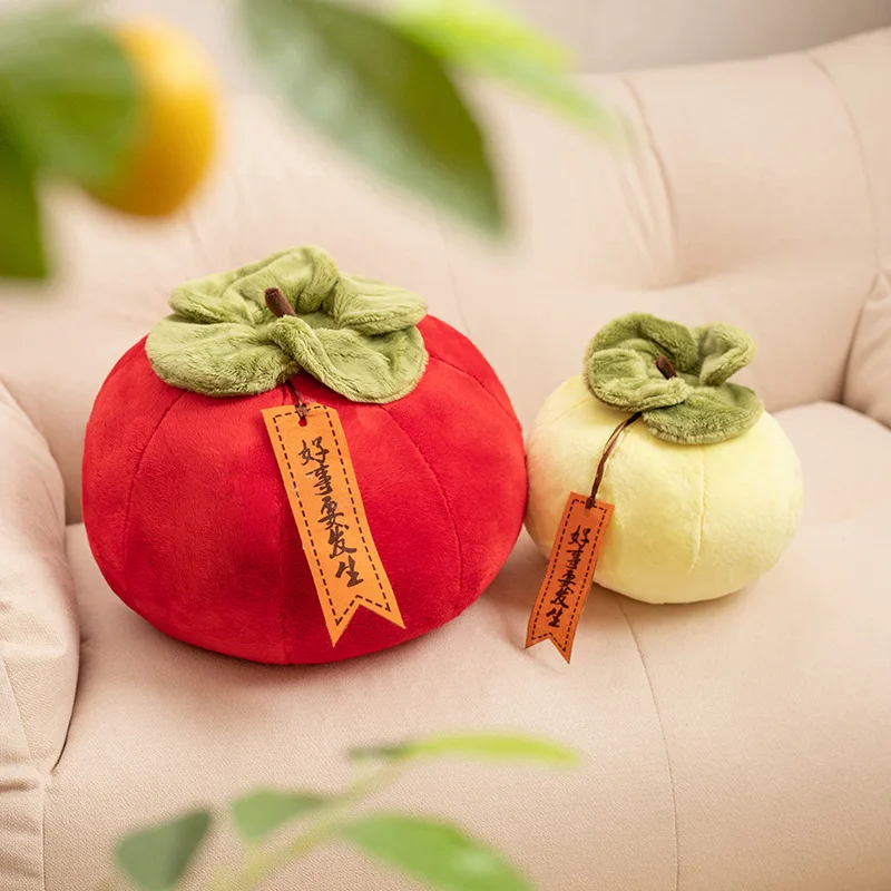 Peluche cojín de caqui suave – Juguete y decoración infantil - imagen 5
