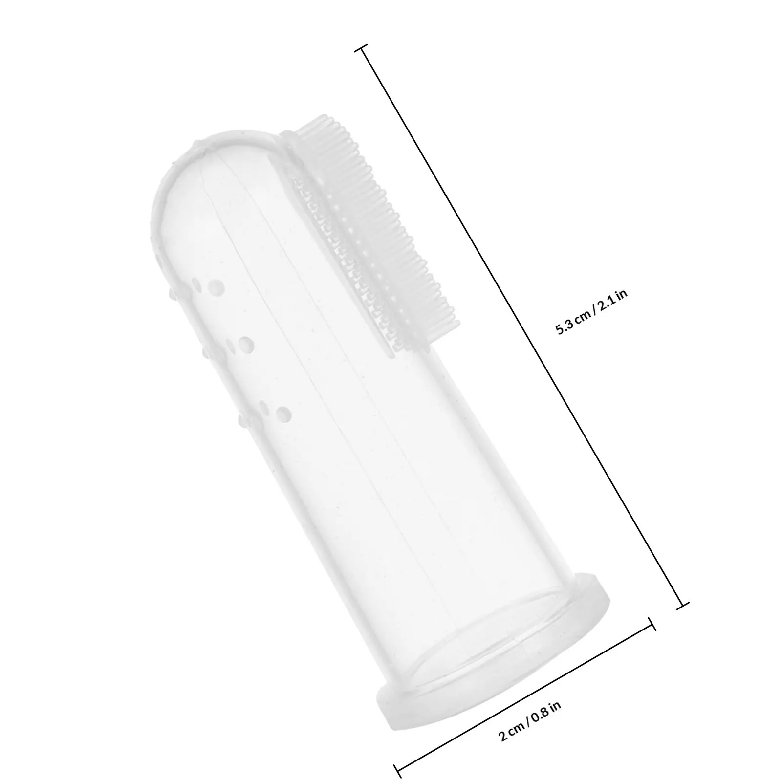 Cepillo de dientes silicona suave para bebés reutilizable - imagen 2