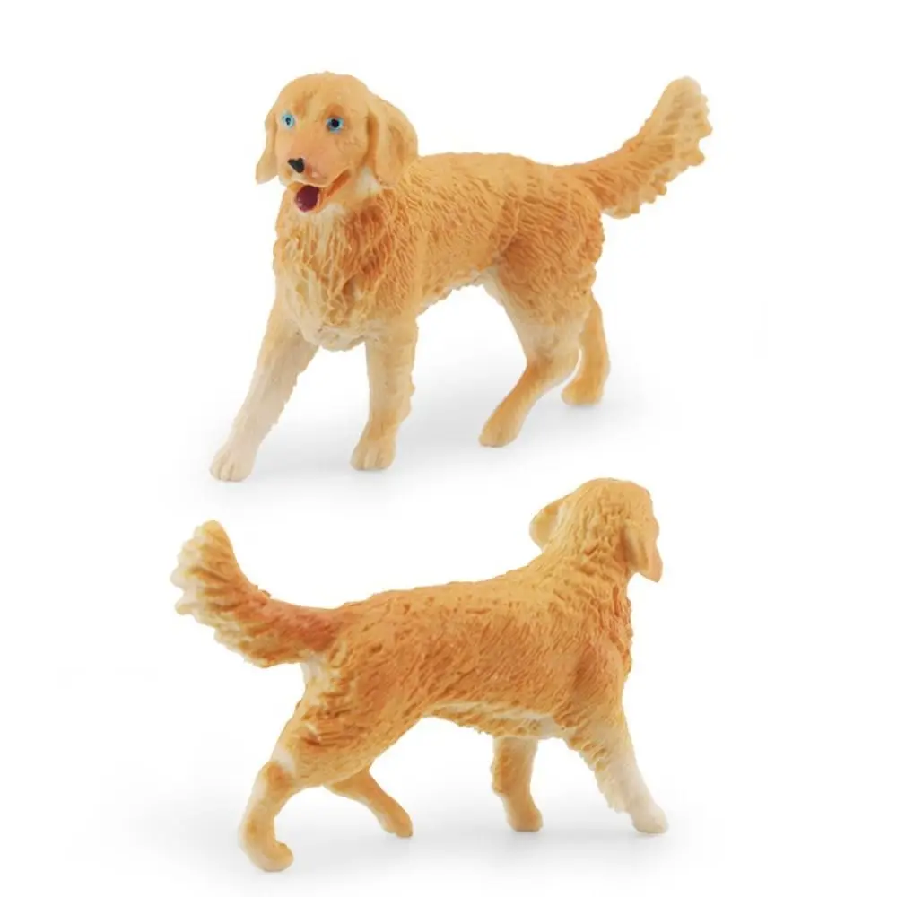 Mini figuras de cachorros pintados a mano