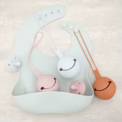 Caja portátil para chupete de silicona sin BPA – Soporte bebé