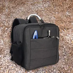 Mochila para coche teledirigido RC con multibolsillos y asa portátil