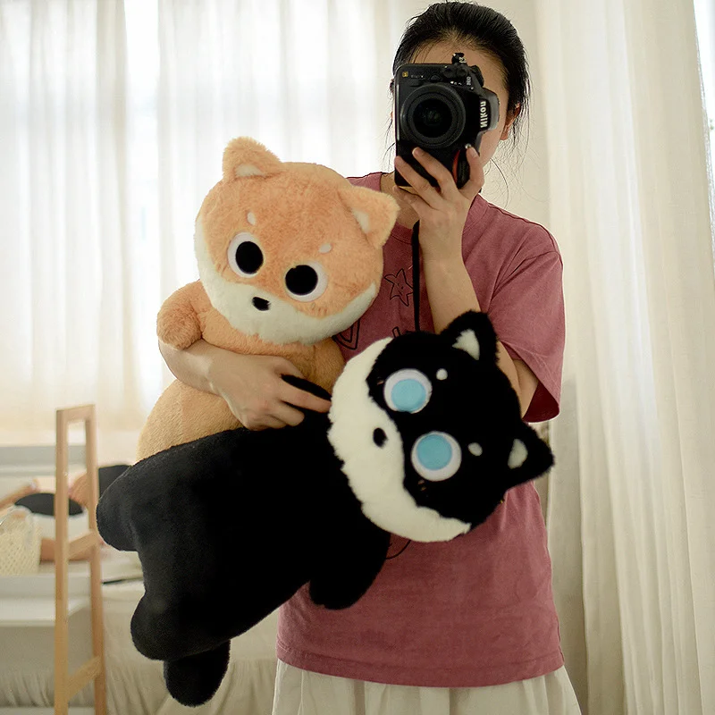 Peluche largo con forma de gato y perro para dormir - imagen 4