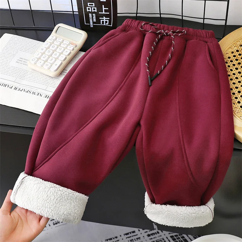 Pantalones acolchados de invierno para niños y niñas - imagen 2