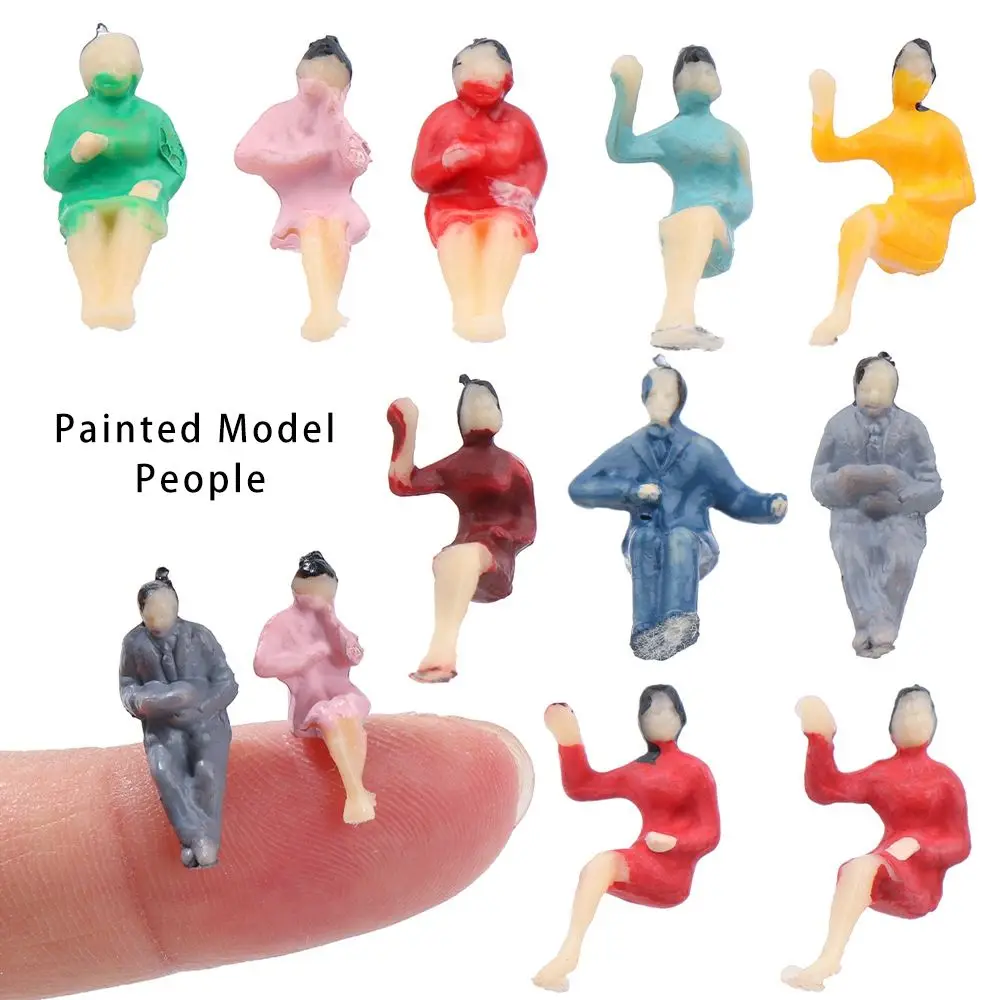 Conjunto de figuras de pasajeros sentados - 1:87