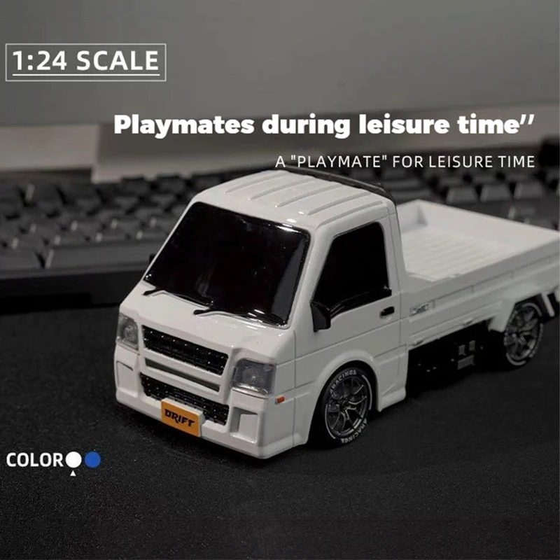Coche teledirigido RC 4x4 con luces y control remoto para niños - imagen 5