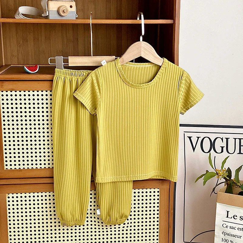 Conjunto de pijama verano para niños – ropa cómoda fina - imagen 2
