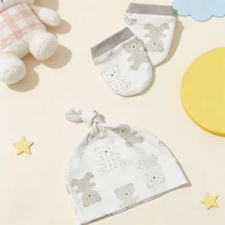 Conjunto de gorro y guantes para bebé – abrigo suave