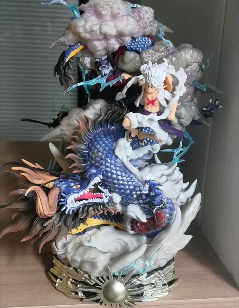Figura de anime Luffy y Kaidou para colección de One Piece - imagen 4