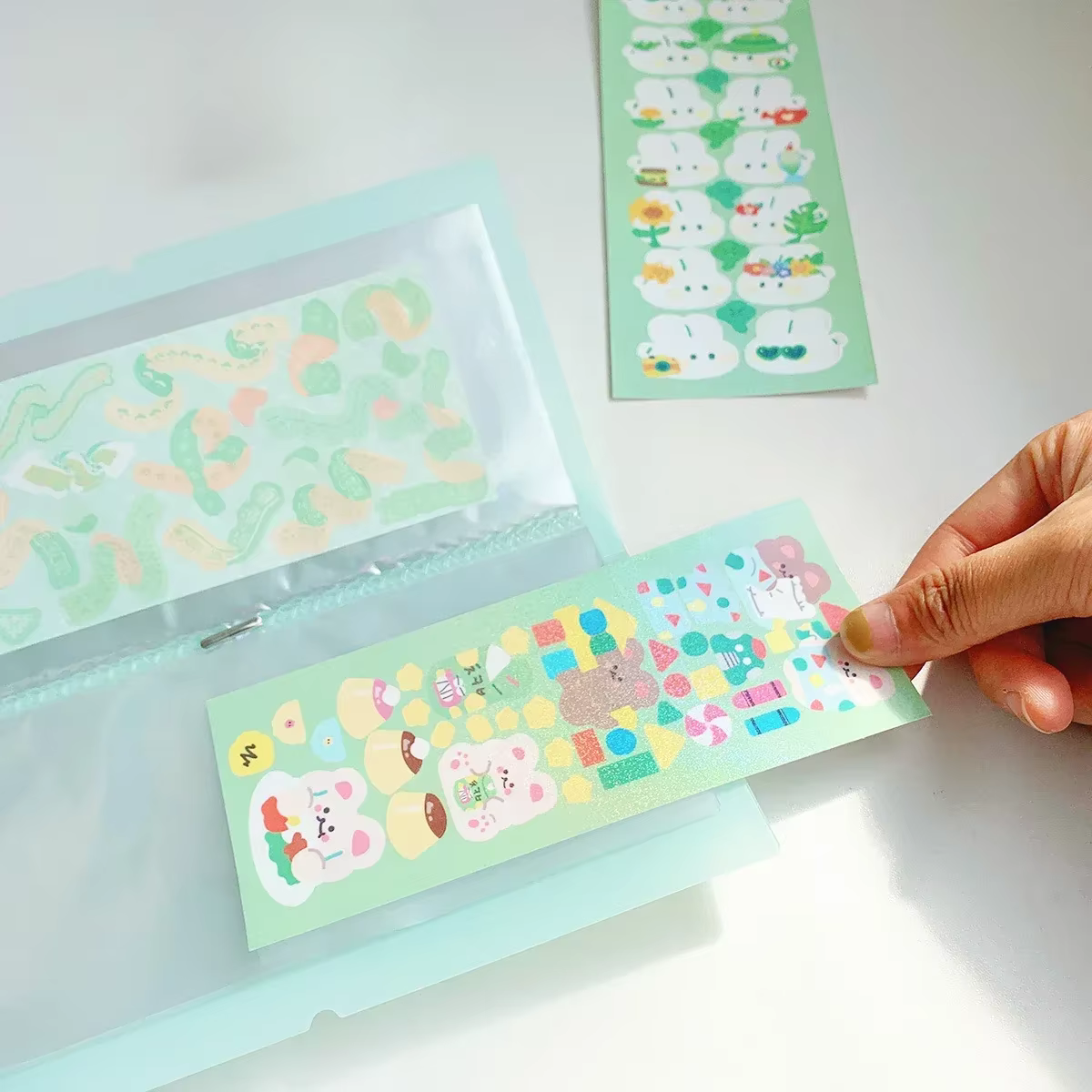 Álbum de pegatinas extensible color macaron – Gran capacidad para niños - imagen 2